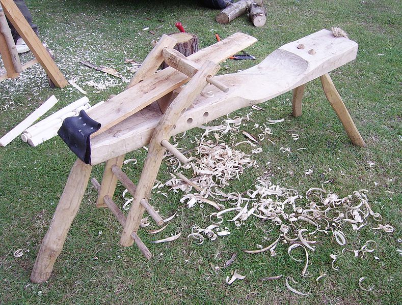 outdoor wood working bench