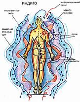 chart of the human energy fields of the body and aura