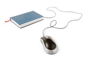 ebook and mouse