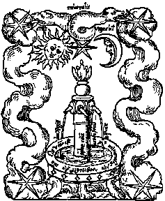 Esoteric - occult drawing of alchemical symbols