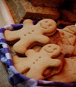 Gingerbread man sugar cookies