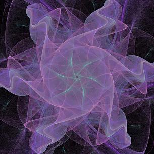 Abstract violet cosmic galaxy burst