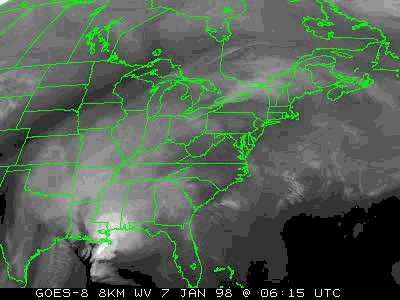 Live animation radar of storm over u.s map